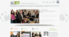 Desktop Screenshot of kheolia.fr